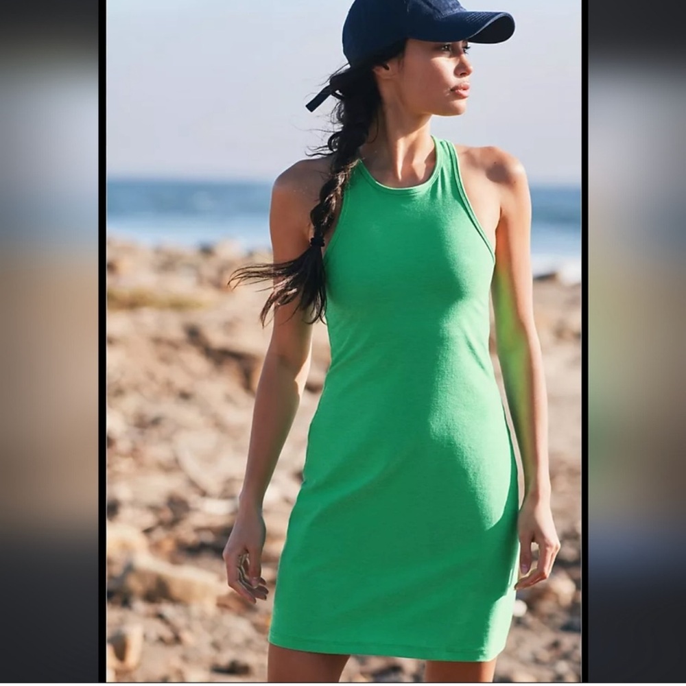 Beyond Yoga Under Lock and Key Mini Dress - Spacedye Green - Small